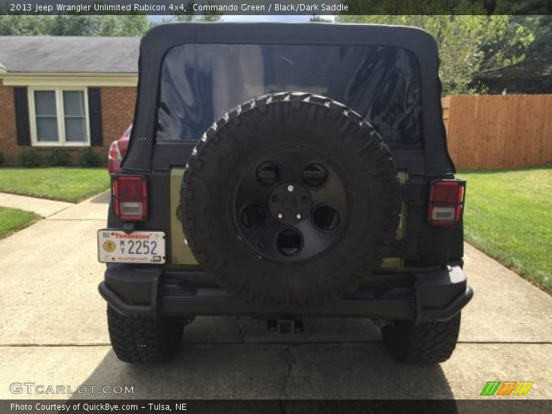 Commando Green / Black/Dark Saddle 2013 Jeep Wrangler Unlimited Rubicon 4x4