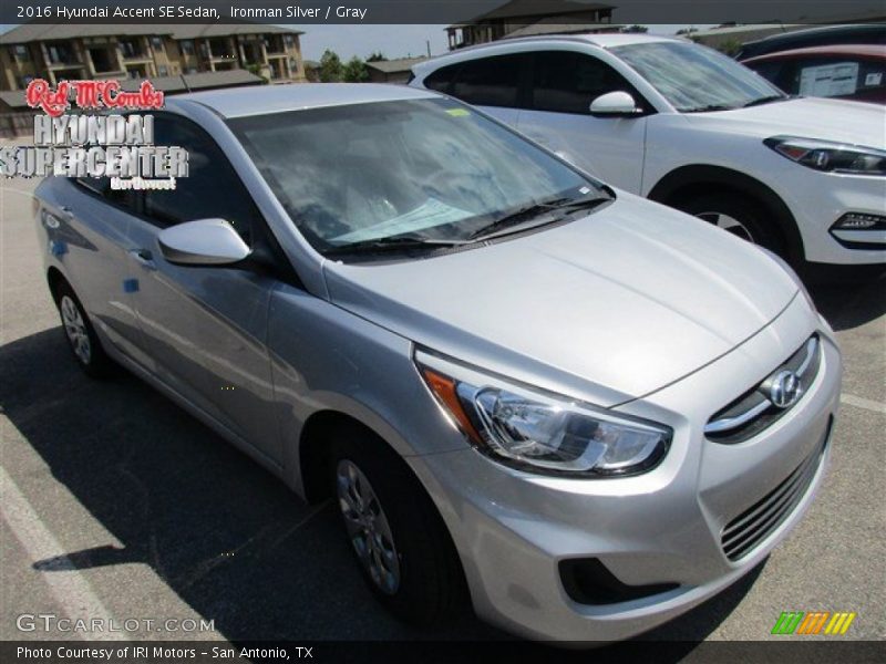 Ironman Silver / Gray 2016 Hyundai Accent SE Sedan