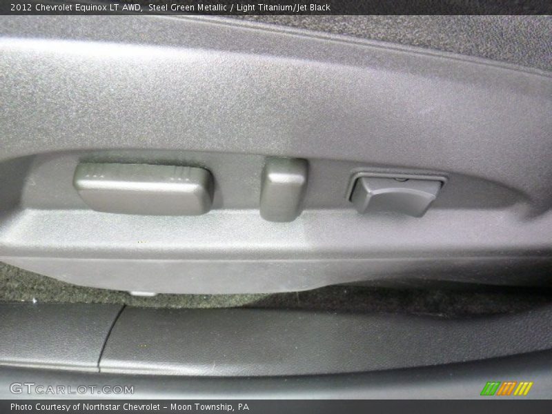 Steel Green Metallic / Light Titanium/Jet Black 2012 Chevrolet Equinox LT AWD