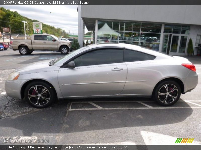 Liquid Silver Metallic / Ebony 2006 Pontiac G6 GT Coupe