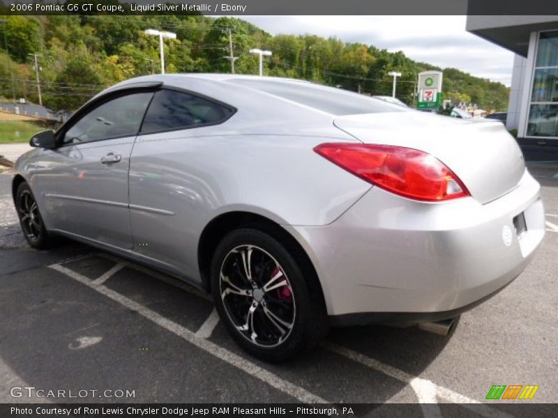 Liquid Silver Metallic / Ebony 2006 Pontiac G6 GT Coupe