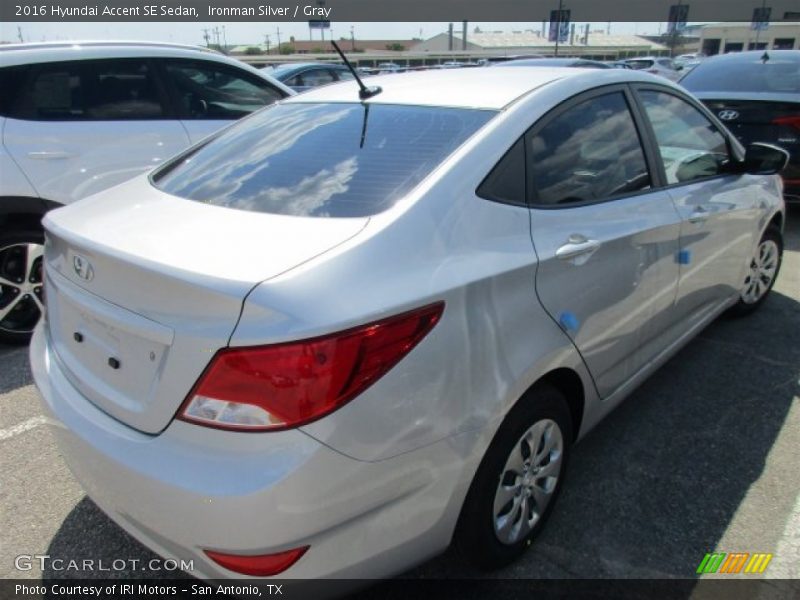 Ironman Silver / Gray 2016 Hyundai Accent SE Sedan