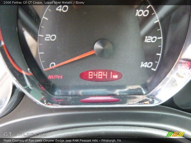 Liquid Silver Metallic / Ebony 2006 Pontiac G6 GT Coupe