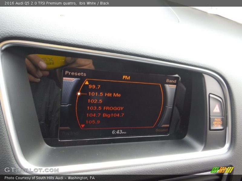 Ibis White / Black 2016 Audi Q5 2.0 TFSI Premium quattro