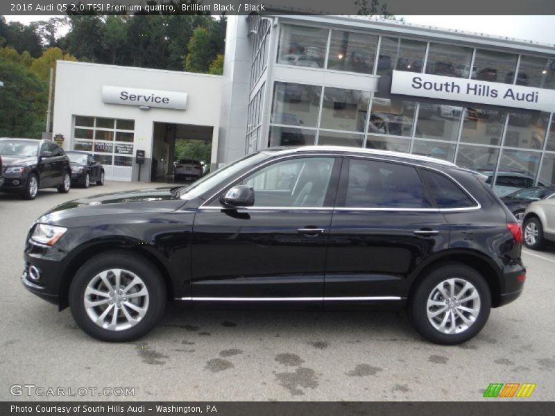 Brilliant Black / Black 2016 Audi Q5 2.0 TFSI Premium quattro