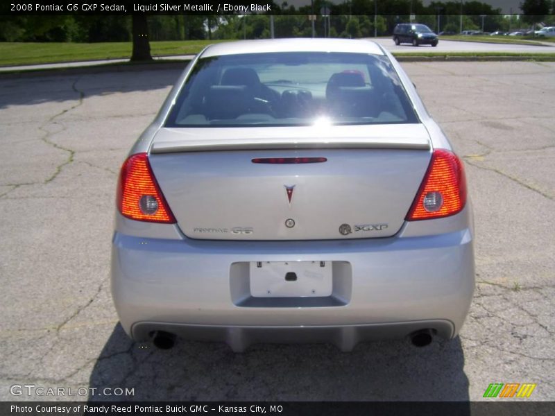 Liquid Silver Metallic / Ebony Black 2008 Pontiac G6 GXP Sedan