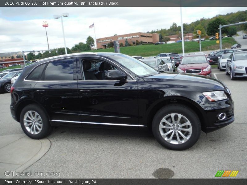 Brilliant Black / Black 2016 Audi Q5 2.0 TFSI Premium quattro