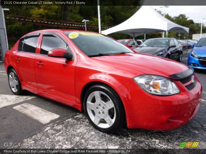 Victory Red / Ebony 2010 Chevrolet Cobalt LT Sedan