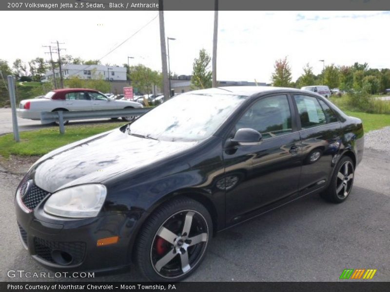 Black / Anthracite 2007 Volkswagen Jetta 2.5 Sedan