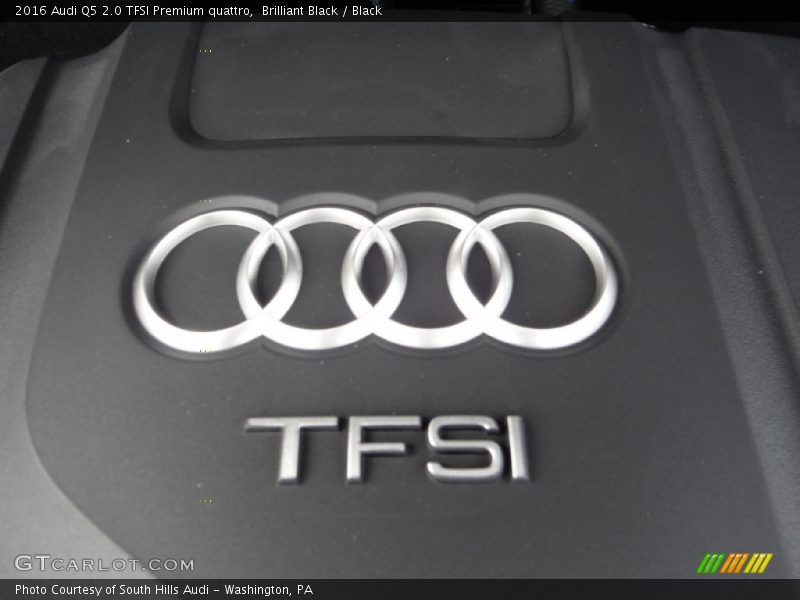 Brilliant Black / Black 2016 Audi Q5 2.0 TFSI Premium quattro
