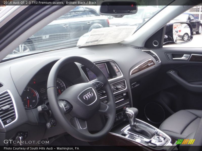 Brilliant Black / Black 2016 Audi Q5 2.0 TFSI Premium quattro