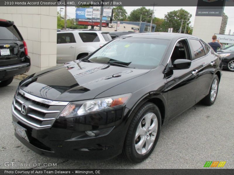 Crystal Black Pearl / Black 2010 Honda Accord Crosstour EX-L 4WD