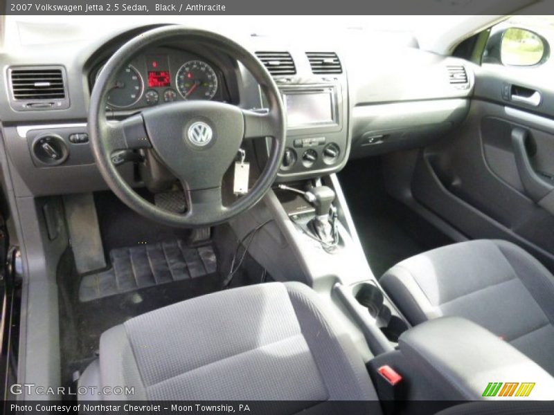  2007 Jetta 2.5 Sedan Anthracite Interior