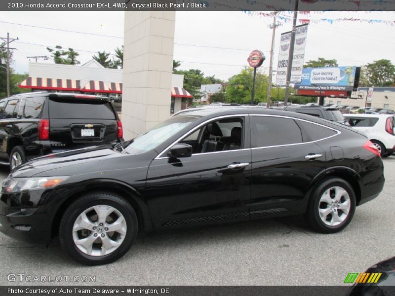 Crystal Black Pearl / Black 2010 Honda Accord Crosstour EX-L 4WD