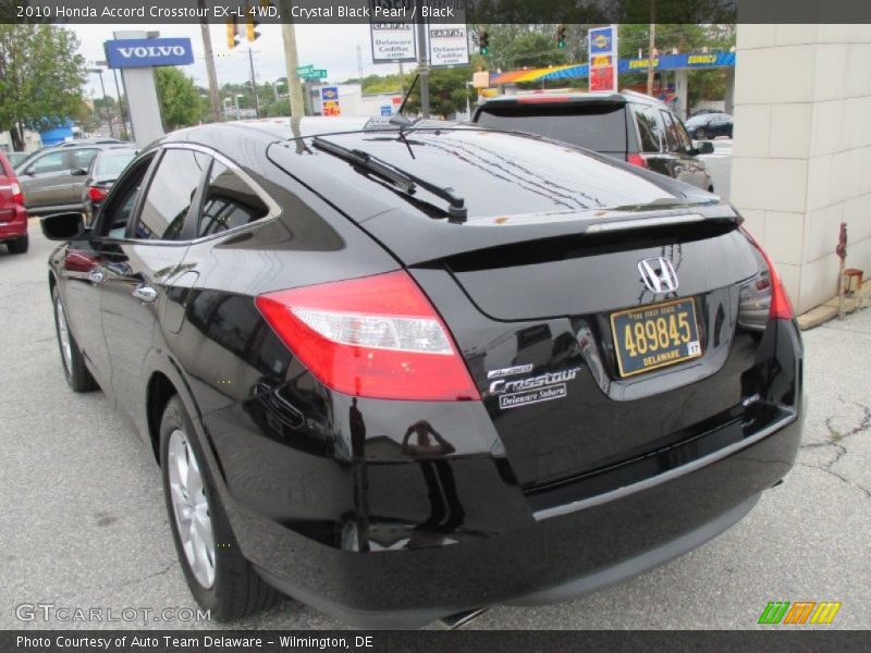 Crystal Black Pearl / Black 2010 Honda Accord Crosstour EX-L 4WD