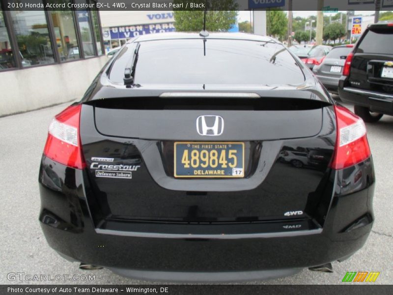Crystal Black Pearl / Black 2010 Honda Accord Crosstour EX-L 4WD