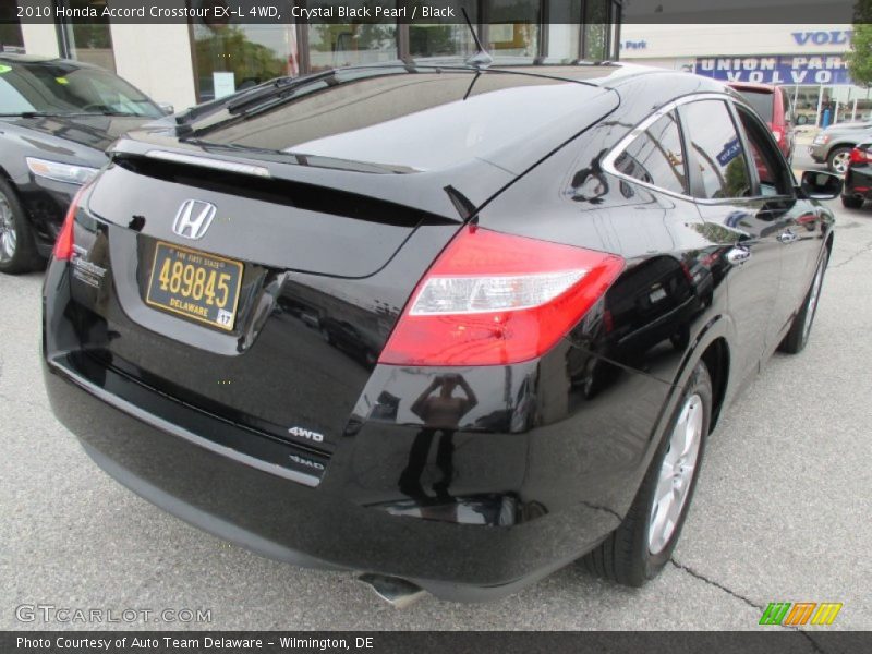 Crystal Black Pearl / Black 2010 Honda Accord Crosstour EX-L 4WD