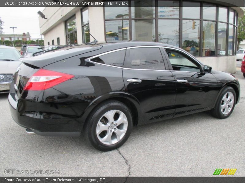Crystal Black Pearl / Black 2010 Honda Accord Crosstour EX-L 4WD