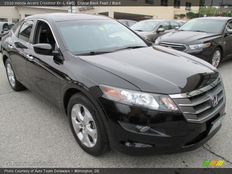 Crystal Black Pearl / Black 2010 Honda Accord Crosstour EX-L 4WD