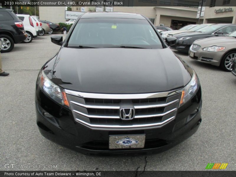 Crystal Black Pearl / Black 2010 Honda Accord Crosstour EX-L 4WD