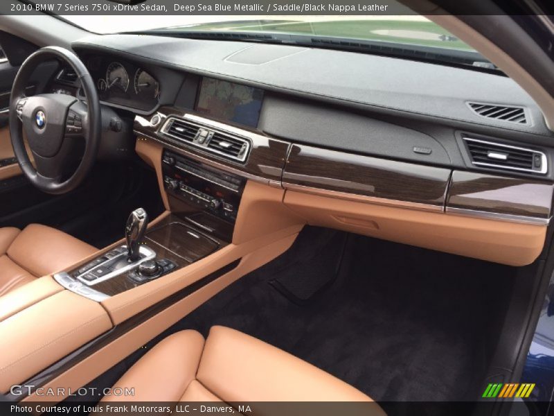 Deep Sea Blue Metallic / Saddle/Black Nappa Leather 2010 BMW 7 Series 750i xDrive Sedan
