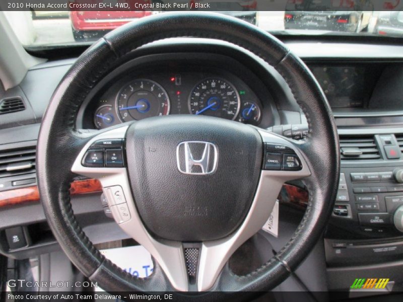 Crystal Black Pearl / Black 2010 Honda Accord Crosstour EX-L 4WD