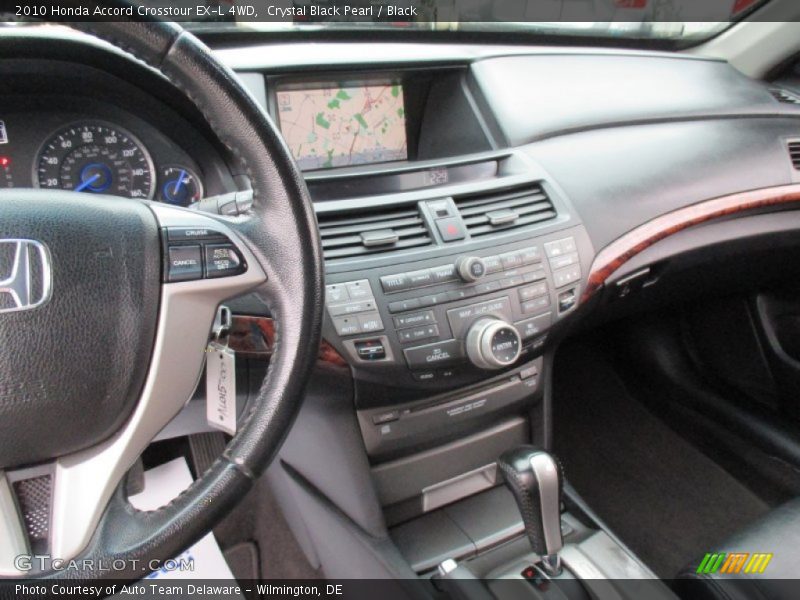 Crystal Black Pearl / Black 2010 Honda Accord Crosstour EX-L 4WD