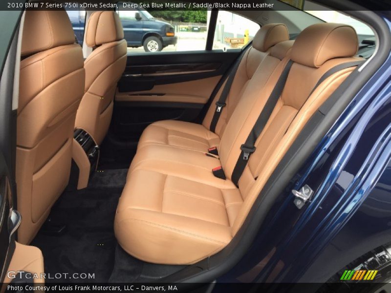 Deep Sea Blue Metallic / Saddle/Black Nappa Leather 2010 BMW 7 Series 750i xDrive Sedan