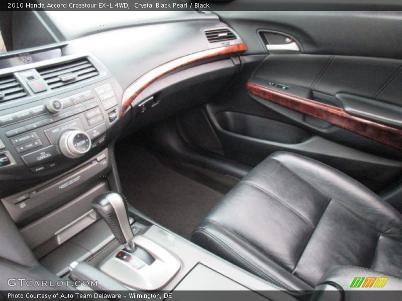 Crystal Black Pearl / Black 2010 Honda Accord Crosstour EX-L 4WD
