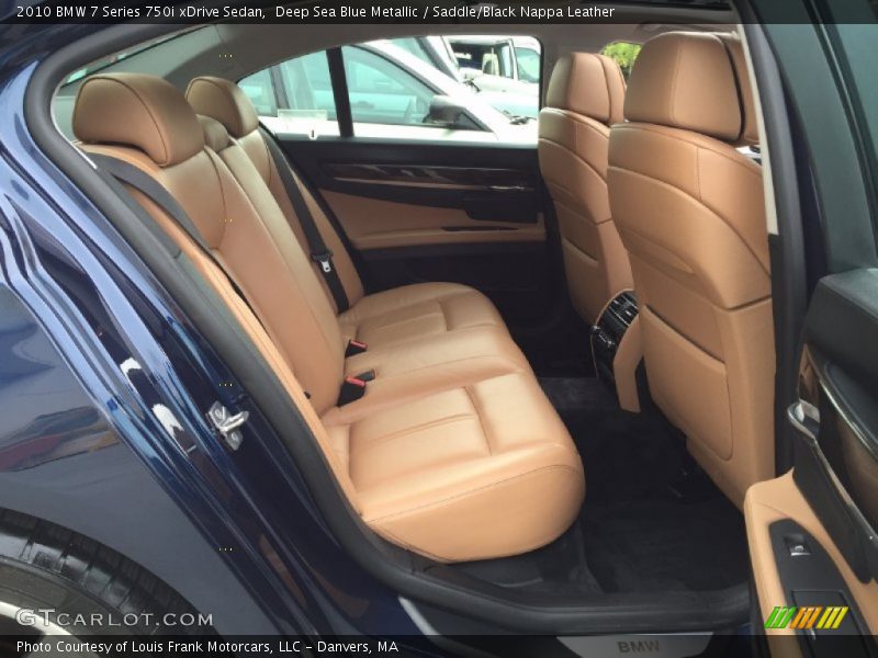Deep Sea Blue Metallic / Saddle/Black Nappa Leather 2010 BMW 7 Series 750i xDrive Sedan