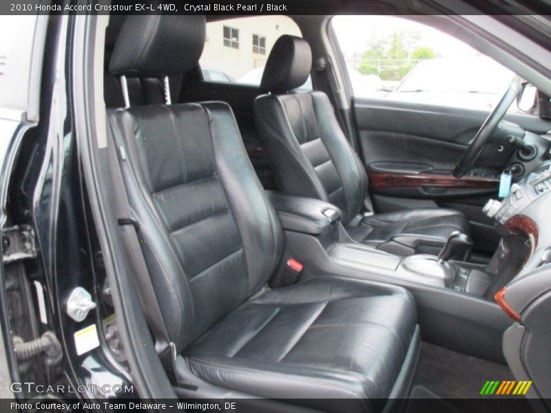 Crystal Black Pearl / Black 2010 Honda Accord Crosstour EX-L 4WD