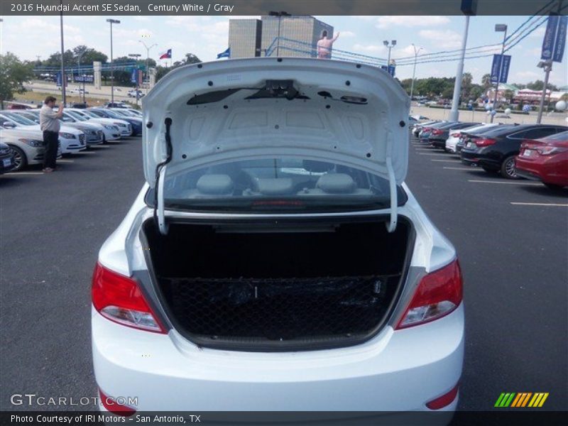 Century White / Gray 2016 Hyundai Accent SE Sedan
