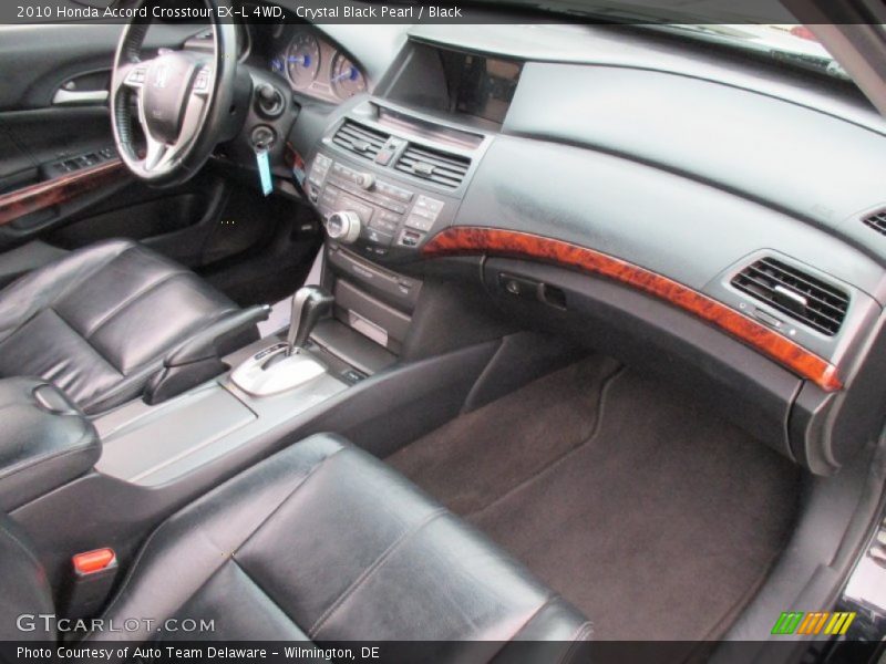 Crystal Black Pearl / Black 2010 Honda Accord Crosstour EX-L 4WD