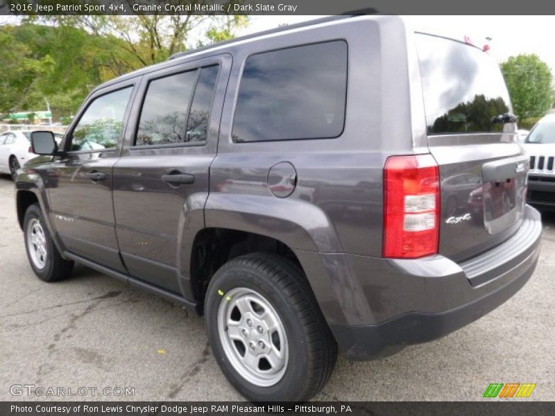 Granite Crystal Metallic / Dark Slate Gray 2016 Jeep Patriot Sport 4x4