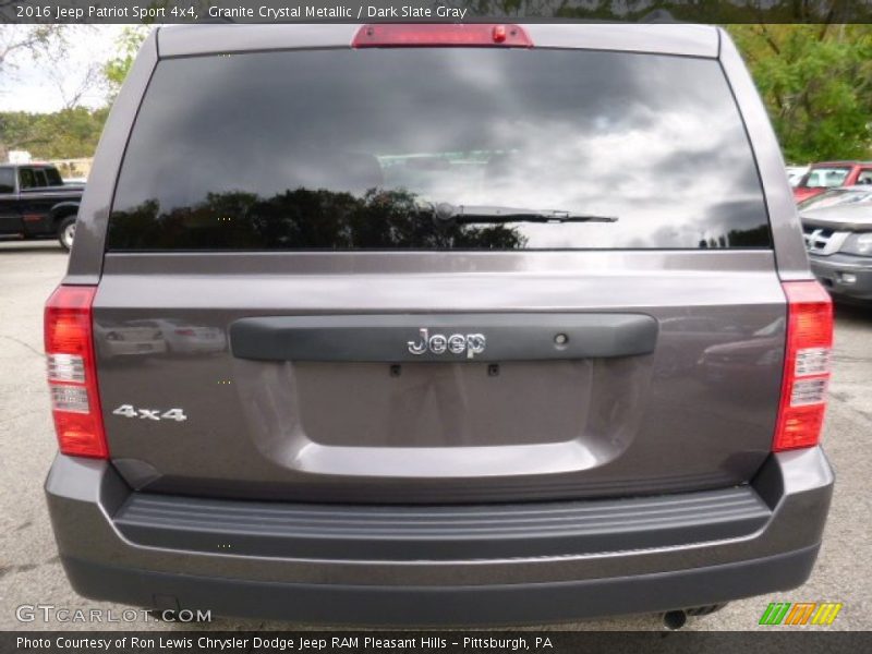 Granite Crystal Metallic / Dark Slate Gray 2016 Jeep Patriot Sport 4x4
