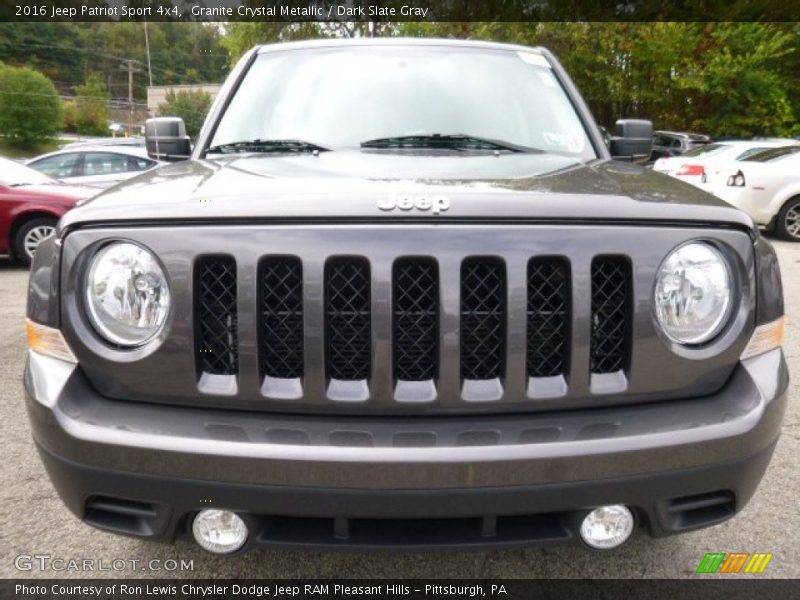 Granite Crystal Metallic / Dark Slate Gray 2016 Jeep Patriot Sport 4x4