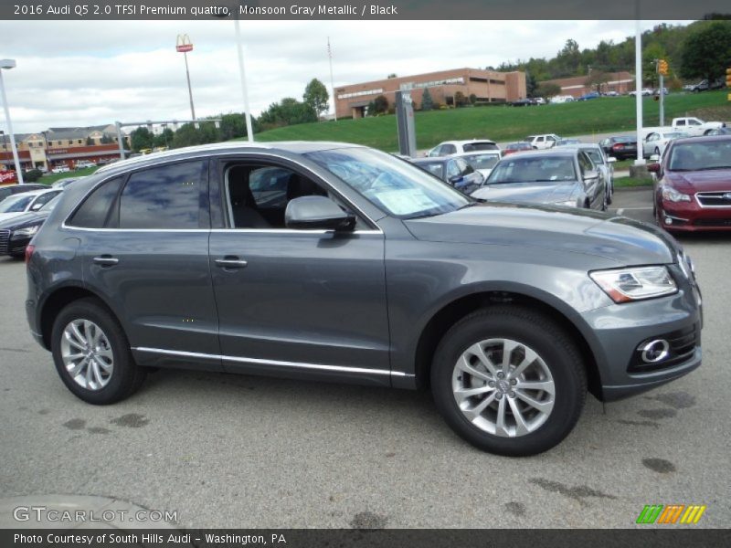 Monsoon Gray Metallic / Black 2016 Audi Q5 2.0 TFSI Premium quattro