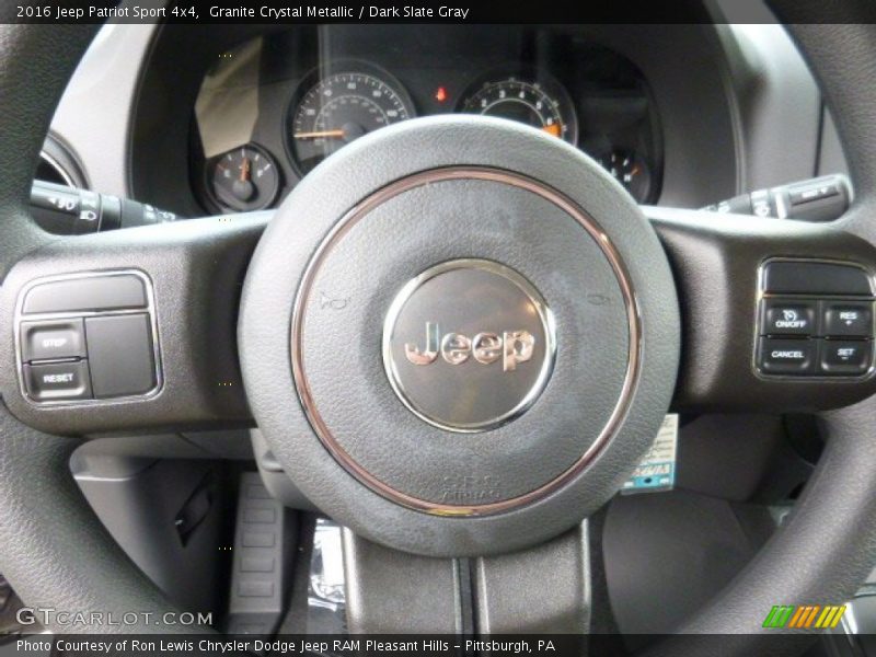 Granite Crystal Metallic / Dark Slate Gray 2016 Jeep Patriot Sport 4x4