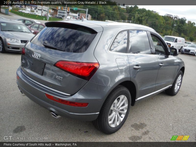 Monsoon Gray Metallic / Black 2016 Audi Q5 2.0 TFSI Premium quattro