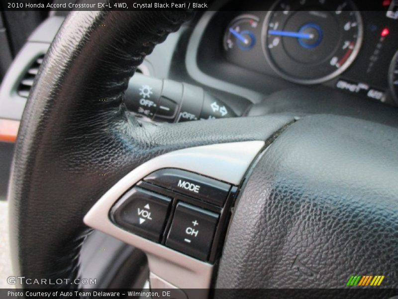 Crystal Black Pearl / Black 2010 Honda Accord Crosstour EX-L 4WD
