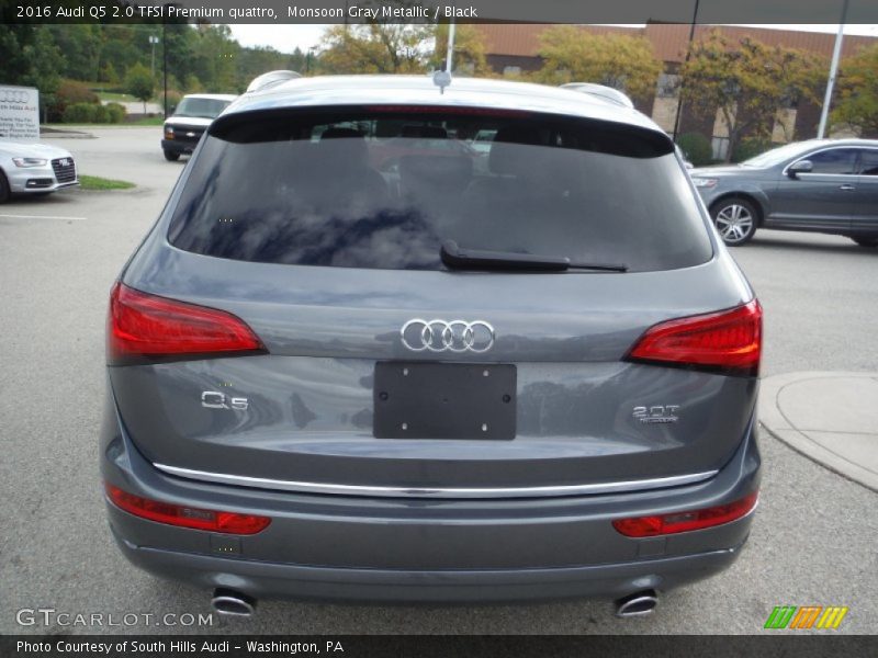 Monsoon Gray Metallic / Black 2016 Audi Q5 2.0 TFSI Premium quattro