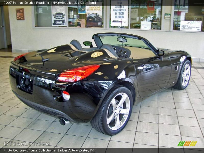 Mysterious Black / Steel/Sand 2007 Pontiac Solstice Roadster