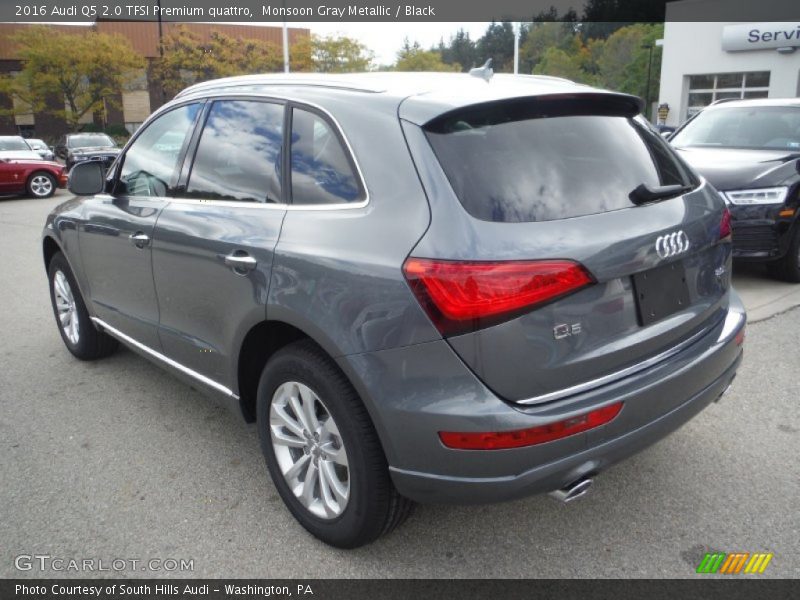 Monsoon Gray Metallic / Black 2016 Audi Q5 2.0 TFSI Premium quattro