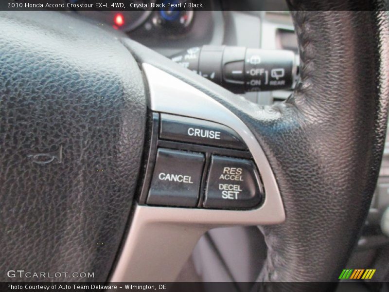 Crystal Black Pearl / Black 2010 Honda Accord Crosstour EX-L 4WD
