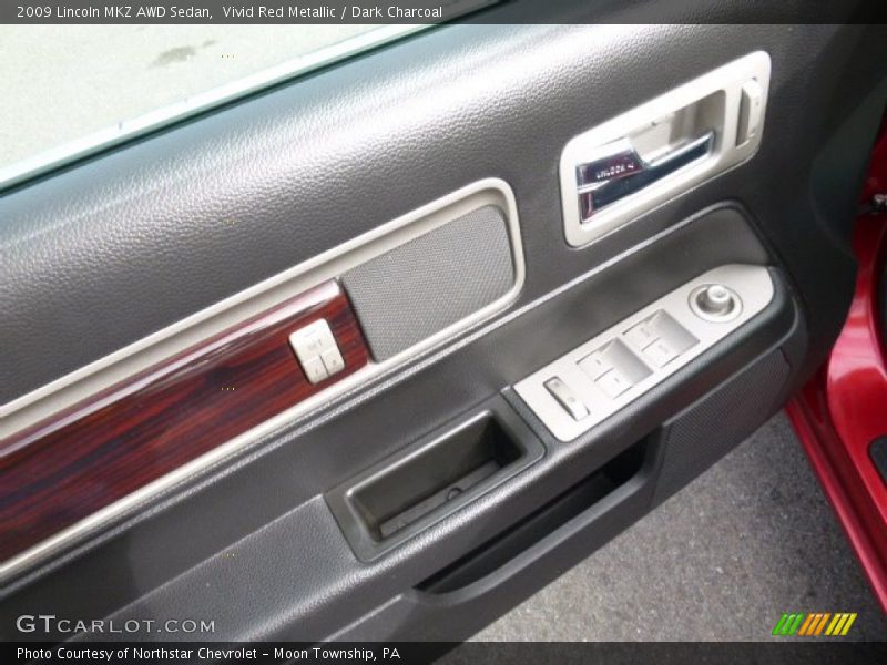 Vivid Red Metallic / Dark Charcoal 2009 Lincoln MKZ AWD Sedan