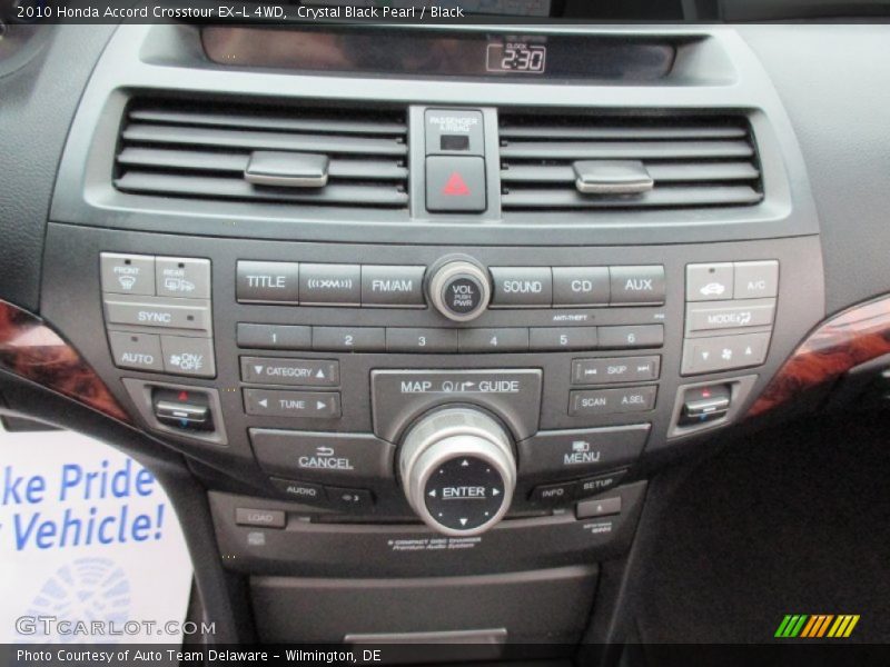 Crystal Black Pearl / Black 2010 Honda Accord Crosstour EX-L 4WD