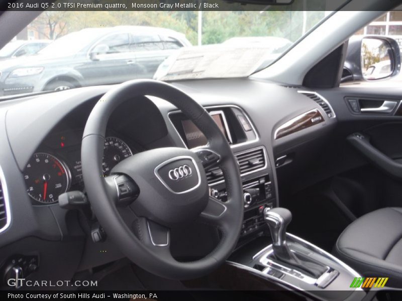 Monsoon Gray Metallic / Black 2016 Audi Q5 2.0 TFSI Premium quattro