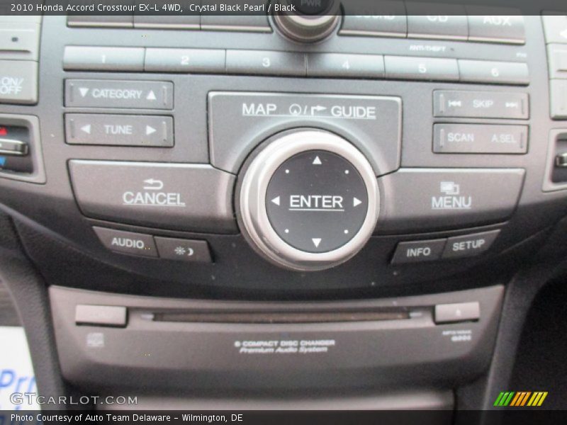 Crystal Black Pearl / Black 2010 Honda Accord Crosstour EX-L 4WD
