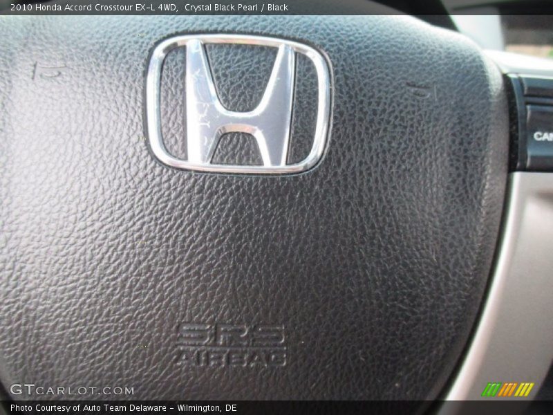 Crystal Black Pearl / Black 2010 Honda Accord Crosstour EX-L 4WD