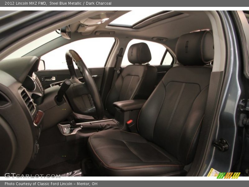 Steel Blue Metallic / Dark Charcoal 2012 Lincoln MKZ FWD